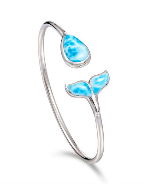 Alamea Larimar Whale Tail Bracelet