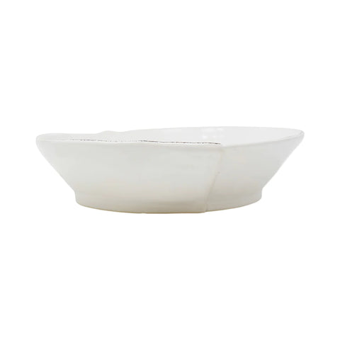 Vietri White Lastra Four Piece Serving Bowls Set