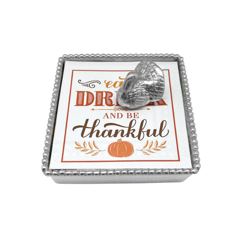 Mariposa Turkey Beaded Napkin Box Set