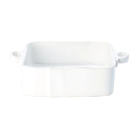 Vietri White Lastra Four Piece Bakeware Set