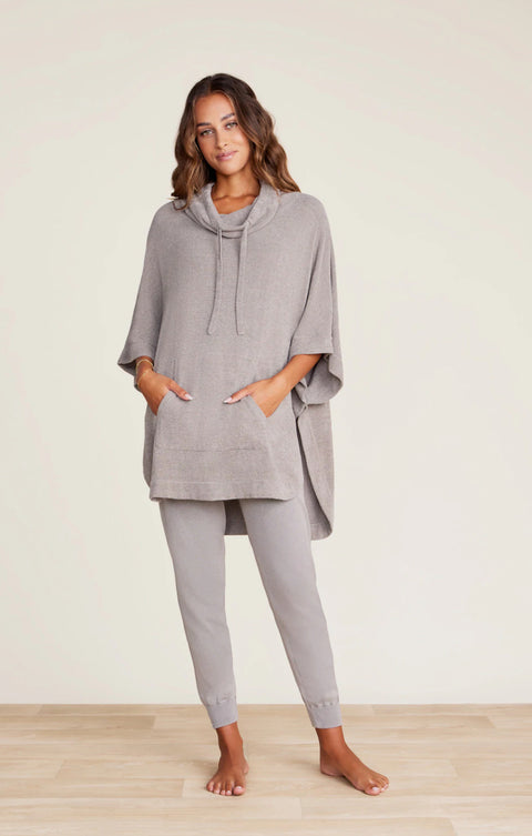 BareFoot Dreams Cozychic Ultra Lite Nickle Weekend Poncho