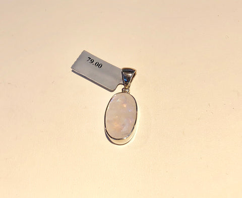 Sterling Silver Moonstone Pendent
