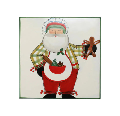 Vietri Old St. Nick Square Trivet