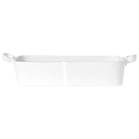 Vietri White Lastra Four Piece Bakeware Set