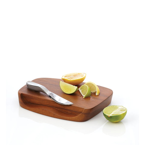 Nambe’ Blend Bar Board with Knife