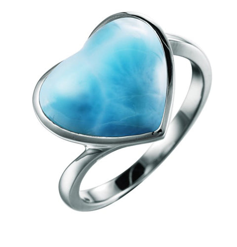 Alamea Larimar Heart Ring