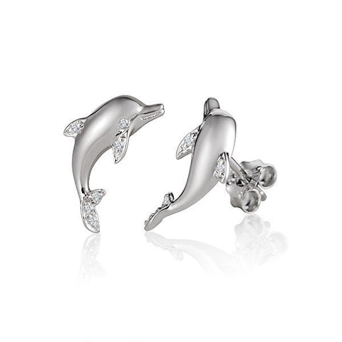 Alamea Dolphin Post Earrings