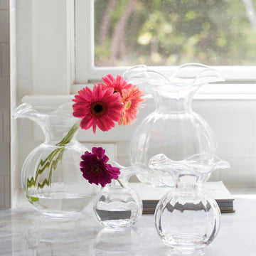 Vietri Hibiscus Large Vase Clear ~ Best Seller