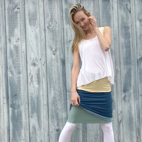 Angelrox Tulip Tissue Tank White