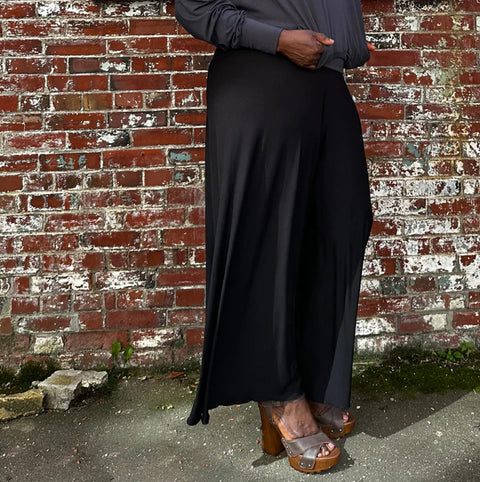 NEW Angelrox Palazzo Pants Tissue Black