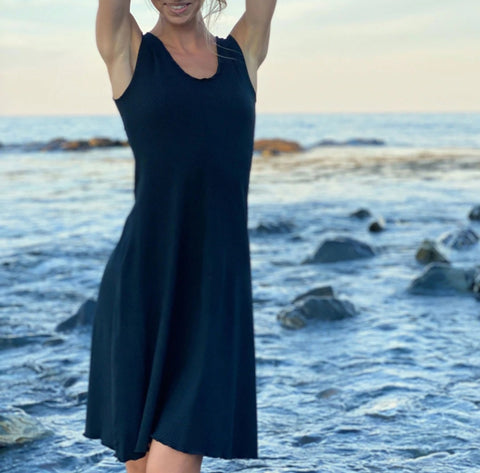 Angelrox Flare Dress Subtle Black