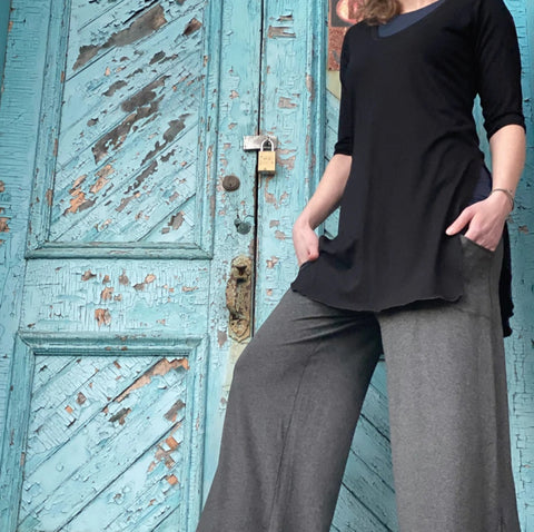 Angelrox Global Side Slit Tunic Black