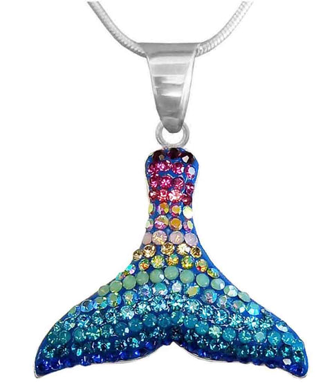 Mosaico Large Whale Tale Pendant