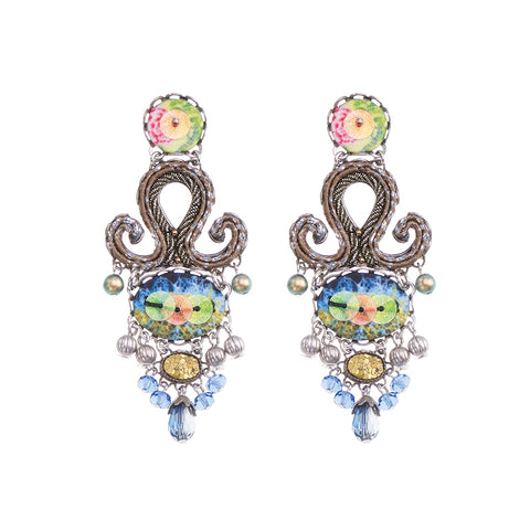 Ayala Bar Fiesta Green Dorothea Earrings