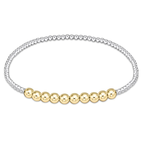ENewton Classic Beaded Bliss 2mm Bead Bracelet - 4mm - Mixed Metal