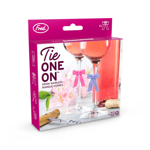 Fred & Friends Tie One On- drink markers