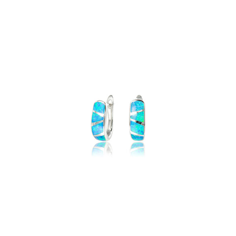 Alamea Opal Hoop Earrings