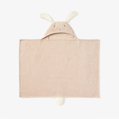 Elegant Baby Bunny Hooded Bath Wrap
