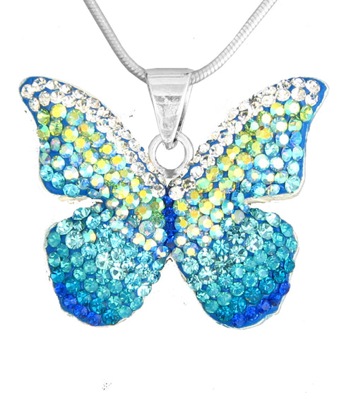 Mosaico Large Butterfly Pendant