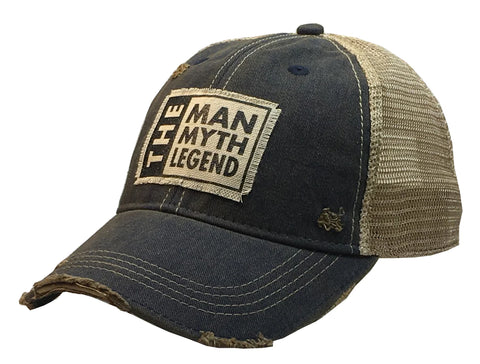Vintage Trucker Baseball Hat “The Man The Myth The Legend”