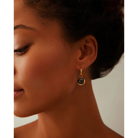 Anna Beck Grey Sapphire Drop Earrings