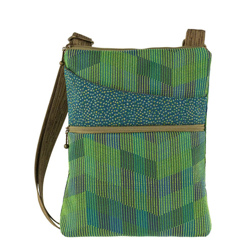 Maruca Pocket Bag - Chevron Green