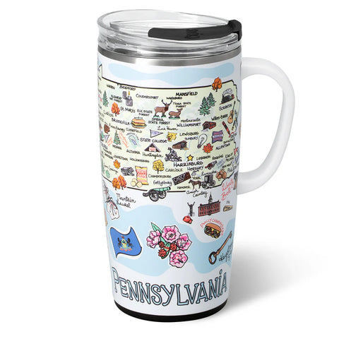 Swig Pennsylvania Travel Mug 22 oz