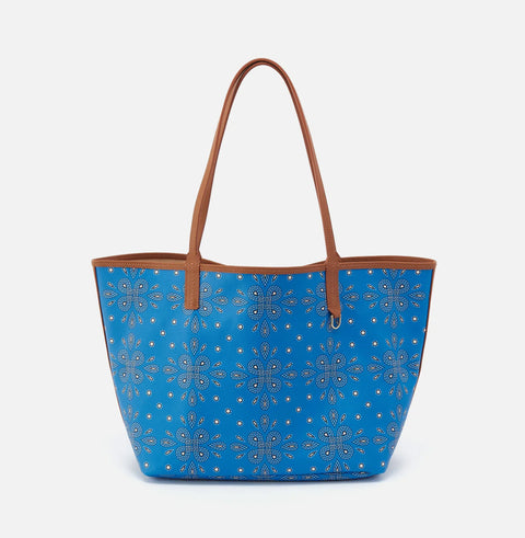 NEW Hobo ALL THAT TOTE Coated Canvas/Blue Journey Bandanna