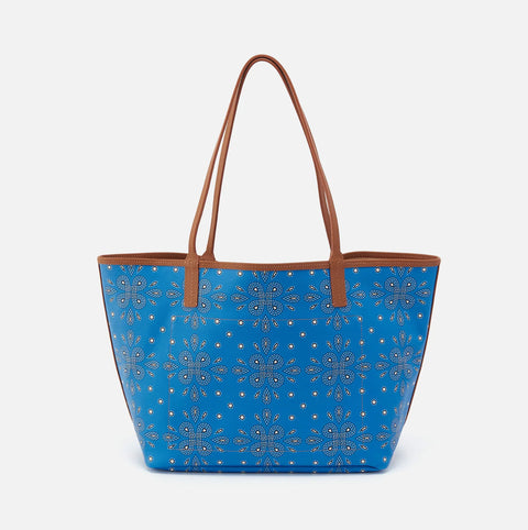 NEW Hobo ALL THAT TOTE Coated Canvas/Blue Journey Bandanna