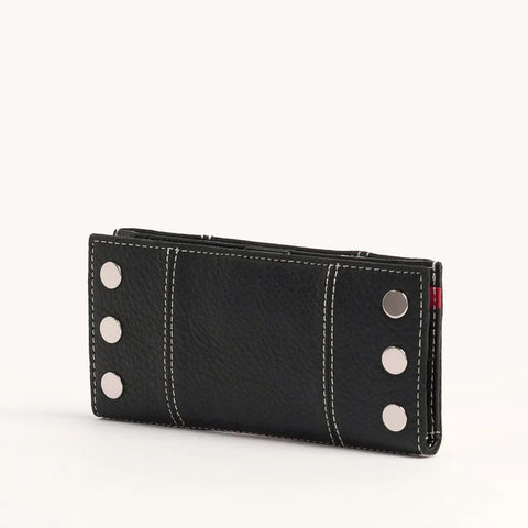 Hammitt 110 North Leather Bifold Wallet Tempo Black/Silver