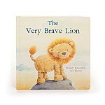 JELLYCAT THE VERY BRAVE LION BOOK