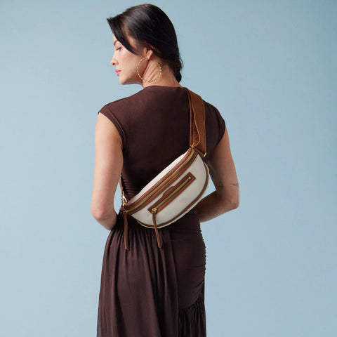 Hammitt Charles Crossbody Medium Courtyard Cream/Brushed Gold