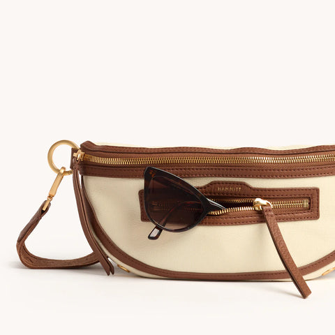 Hammitt Charles Crossbody Medium Courtyard Cream/Brushed Gold