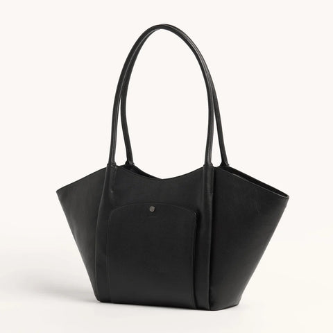 Hammitt Paul Large Shoulder Bag Black/Gunmetal
