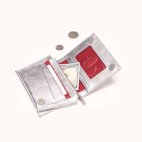 Hammitt Allen Wallet Sidewalk Silver/Brushed Silver