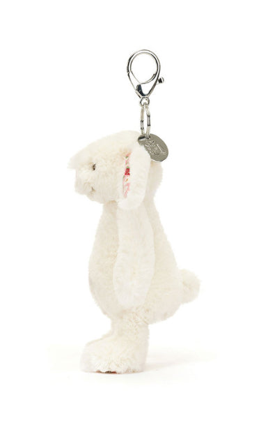 JELLYCAT BLOSSOM CREAM BUNNY BERRY BAG CHARM