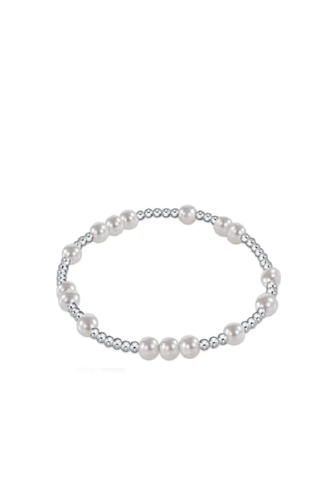enewton hope unwritten sterling 5mm bead bracelet - pearl