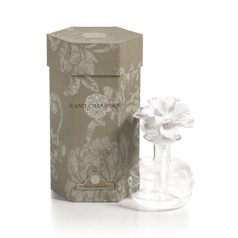 Zodax Grand Casablanca Porcelain Diffuser White Hibiscus