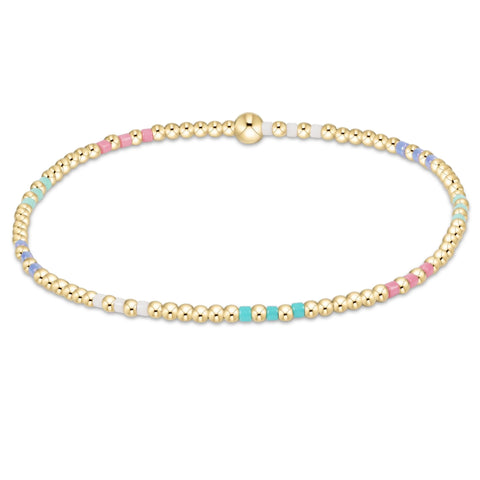 enewton hope joy pattern 2mm bead bracelet - hot mess ss25
