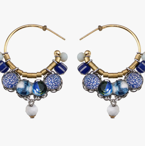 Ayala Bar Fresh Waters Nieves Hoop Earrings