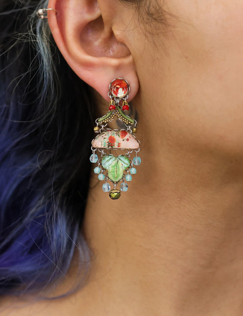 Ayala Bar Flower Garden Alyssum Earrings