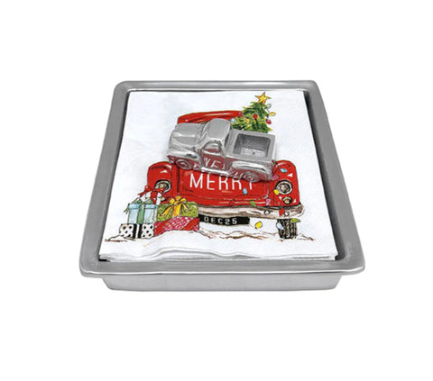 Mariposa Pickup Truck Signature Napkin Box Set