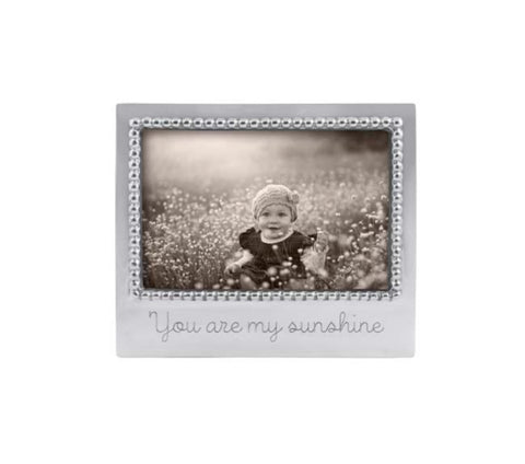 Mariposa You Are My Sunshine Beaded 4x6 Frame