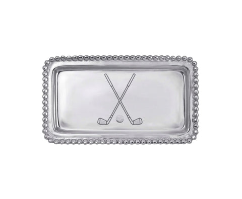 Mariposa Golf Clubs Beaded Statement Tray