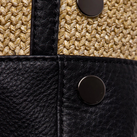 Hammitt Andersen Revival Chapparral Raffia/Gunmetal Tote