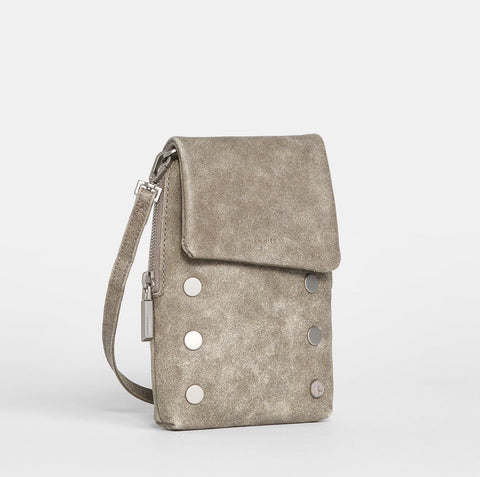Hammitt VIP Mobile Pewter/Brushed Silver Crossbody