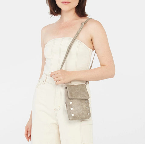 Hammitt VIP Mobile Pewter/Brushed Silver Crossbody