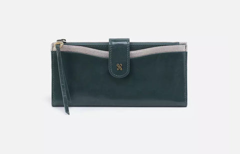 Hobo MAX Continental Wallet Sage Leaf