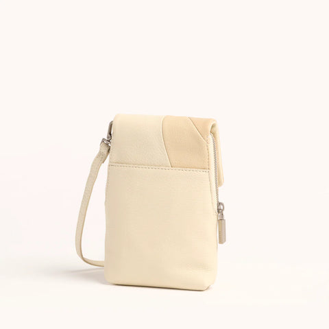 Hammitt VIP Mobile Coastal Cream/Brushed Silver Crossbody