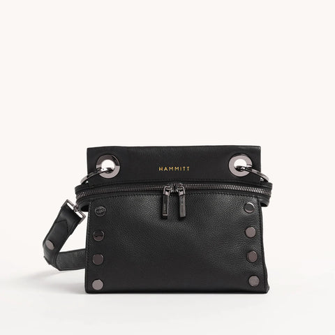 Hammitt Tony Signature Small Black/Gunmetal Crossbody